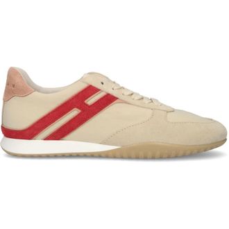 Hogan Olympia-Z Allacciato H - Heren - Schoenen - Beige - Maat: 38 EU Katoen