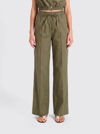 Twinset Pantaloni palazzo in cotone