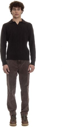 Drumohr Open Collar Lambswool Polo