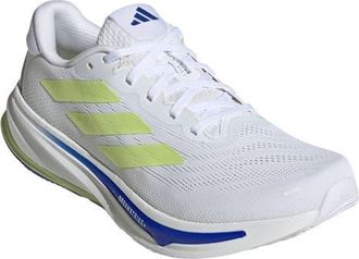 adidas Supernova Rise Running Shoe in White/metallic/pulse Lime at Nordstrom, Size 8.5