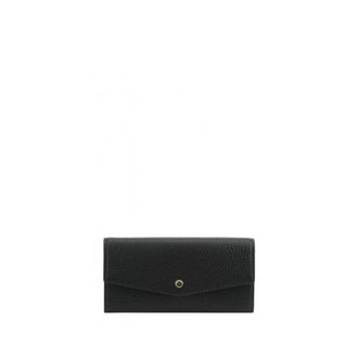 Pourchet Accessoires, Dames, Zwart, ONE Size, Leer, Grand Porte-monnaie