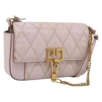 Givenchy Pre-owned Leren Mini Schoudertas - Dames - Vintage Mini Tas - Roze - ONE Size - Leer - Vintage