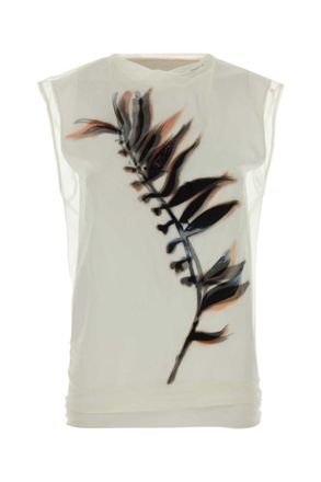 Sportmax White Printed Top