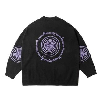 Li-Ning BadFive Graphic Knit Sweater Black Purple AMBR071-1
