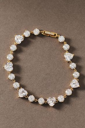 Nadri Le Bisou Heart Bracelet