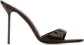 PARIS TEXAS Brown Leather Heels