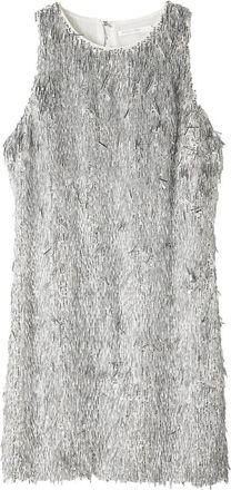 Patrizia Pepe Abito Jurk - Dames - Feestkleedjes - Wit - L - Polyester - Kleedjes