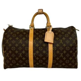 Louis Vuitton Pre-owned Weekend Bags, female, Brown, Size: ONE SIZE Pre-owned Vintage Boston Bag