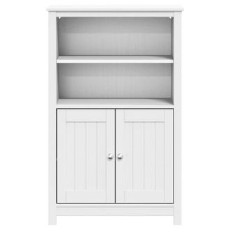 Berkfield Home Beautiful Bathroom Cabinet BERG White 69.5x34x110 cm Solid Wood Pine