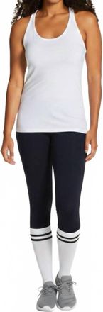 Tommy John Super Soft Racerback Tank In White