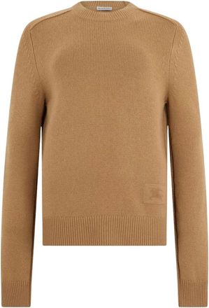Burberry Constance Crew Neck Sweater - Knitwear - Mujer - Beige - M