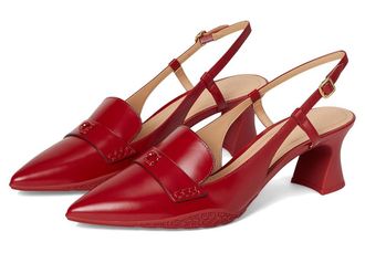 Coach Nikola Slingback Womens Shoes Ruby : 6 B - Medium, Leather