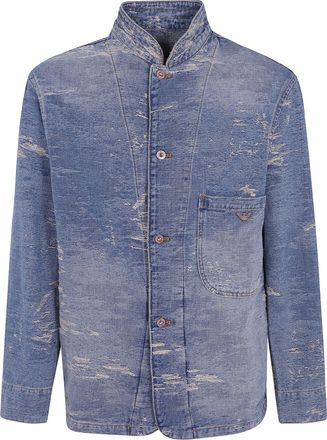 Emporio Armani Jacket Light Blue Denim Em006536.Af27794