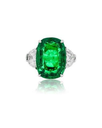 Diana M. Jewels Fine Jewelry White Gold 1.07 Ct. Tw. Diamond Half-Set Ring