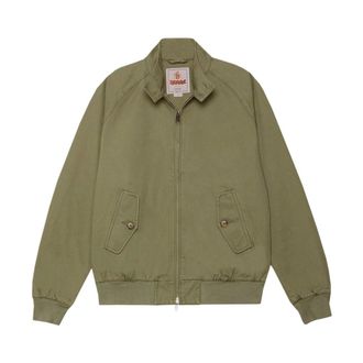 Baracuta Bomber Jackets, male, Green, Size: 4XS G9 Twill Jacket