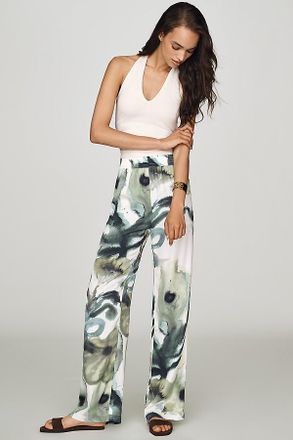 Scotch & Soda Printed Wide-Leg Pants