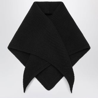 STUDIO NICHOLSON Black Pythagoras scarf in merino wool