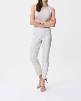 Joseph Ribkoff Womens Straight Leg High-Rise Pant In White