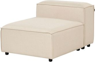 Beliani 1-Seat Section ARDAL Fabric Beige