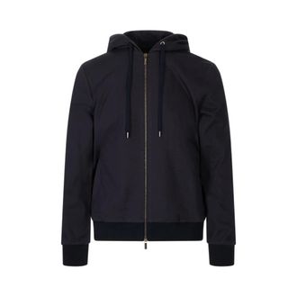 PESERICO Katoenen Interlock Sweatshirt - Heren - Sweatshirts & Hoodies - Blauw - Maat: M Katoen