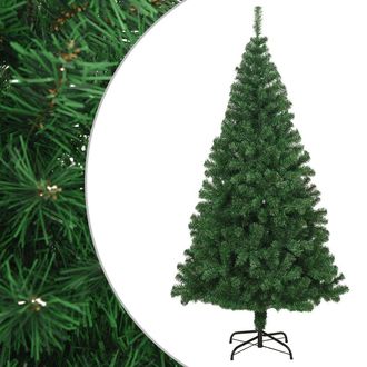vidaXL Artificial Christmas Tree with Thick Branches Green 94.5 PVC, 321037