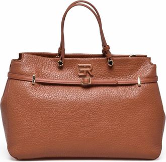 Ermanno Scervino Cognac Polyurethane Unity Handbag