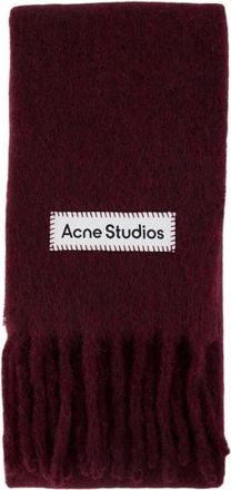 Acne Studios Sciarpa Skinny in Mohair - - Accessories - unisex - Rosso - ONE SIZE