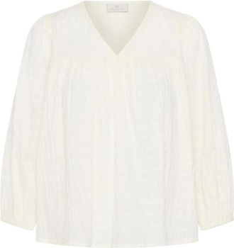 Kaffe Blouses - - Blouses & Shirts - Donna - Bianco - 3XL