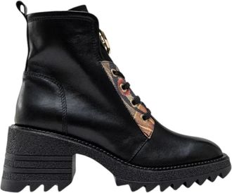 Gattinoni Zwarte Laarzen Pigle 6213Whop 10 - Dames - Veterlaarzen - Zwart - 36 EU - Schoenen
