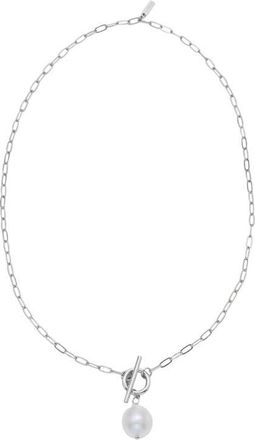 st. Moran Baroque Freshwater Pearl Pendant Necklace in White at Nordstrom