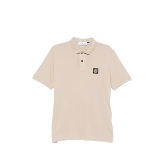 Stone Island Buttoned Patch Polo Shirt