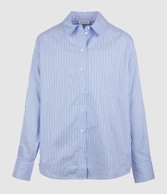 Anine Bing Chemise Essie Blue Stripe