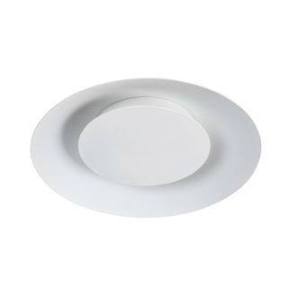 Lucide Plaf&oacute;n led redondo en metal blanco di&aacute;m:34,5cm