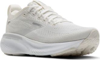 Brooks Adrenaline GTS 25 Running Shoe in White/White/Silver at Nordstrom, Size 10.5