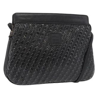 Fendi Pre-owned Cross Body Bags, female, Black, Size: ONE SIZE Pre-owned Vintage Shoulder Bag