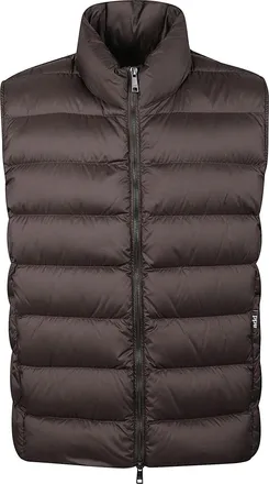 Add Brown Cocoon Quilted Nylon Down Vest