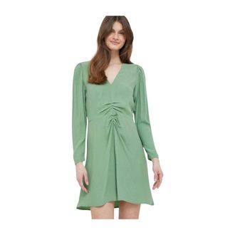 Benetton Dames, Jurken, Groen, Maat: L Viscose
