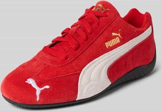 Puma Sneaker aus echtem Leder Modell Speedcat in Rot, Gr&ouml;&szlig;e 40,5