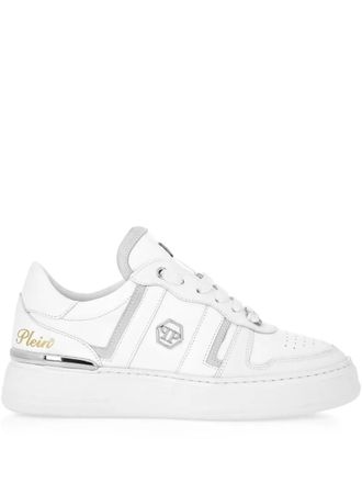 Philipp Plein Sneakers a righe - Bianco