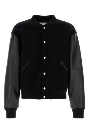Jil Sander Black Regular Bomber Jacket