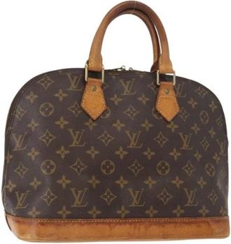 Louis Vuitton Pre-owned Handbags, female, Brown, Size: ONE SIZE Pre-owned Vintage Handbag