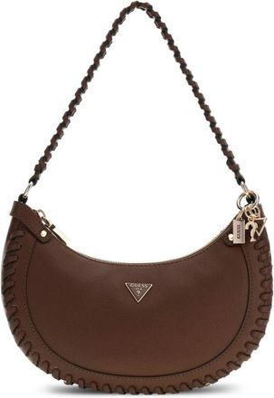 Guess Tassen, Dames, Bruin, ONE Size, Polyester, Petra Hobo Schoudertas