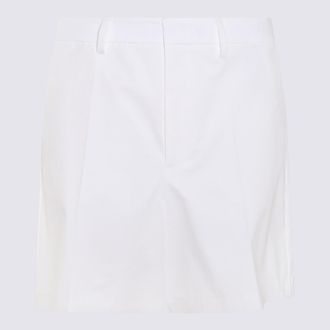 Valentino Garavani White Wool Bermuda Shorts