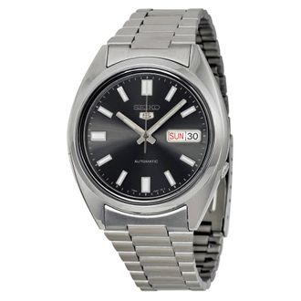 Seiko 5 Automatic Black Dial Stainless Steel Mens Watch SNXS79K1