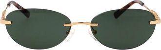 Michael Kors Stijlvolle zonnebril met model 0Mk 1151 - Dames - Zonnebrillen - Groen - 58 MM - Accessoires
