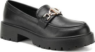 Unze Women Aletha Soft Modern Moccasins UK Size 3-8 Black