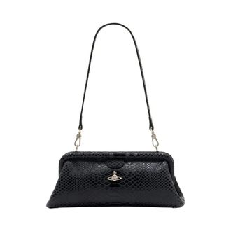 Vivienne Westwood Shoulder Bags, female, Black, Size: ONE SIZE Jane Frame Handbag