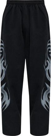VETEMENTS Trainingsbroeken met Print - Heren - Sweatpants - Zwart - S - Katoen - Broeken
