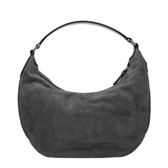 Jimmy Choo London Bets Umh&auml;ngetaschen Damen Wildleder Grau/Sturmgrau