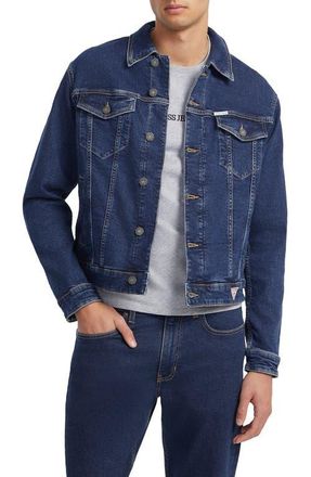 Guess Slim Fit Denim Trucker Jacket in Vard at Nordstrom, Size X-Large